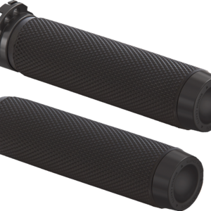 Grips - Knurled - Cable - Black