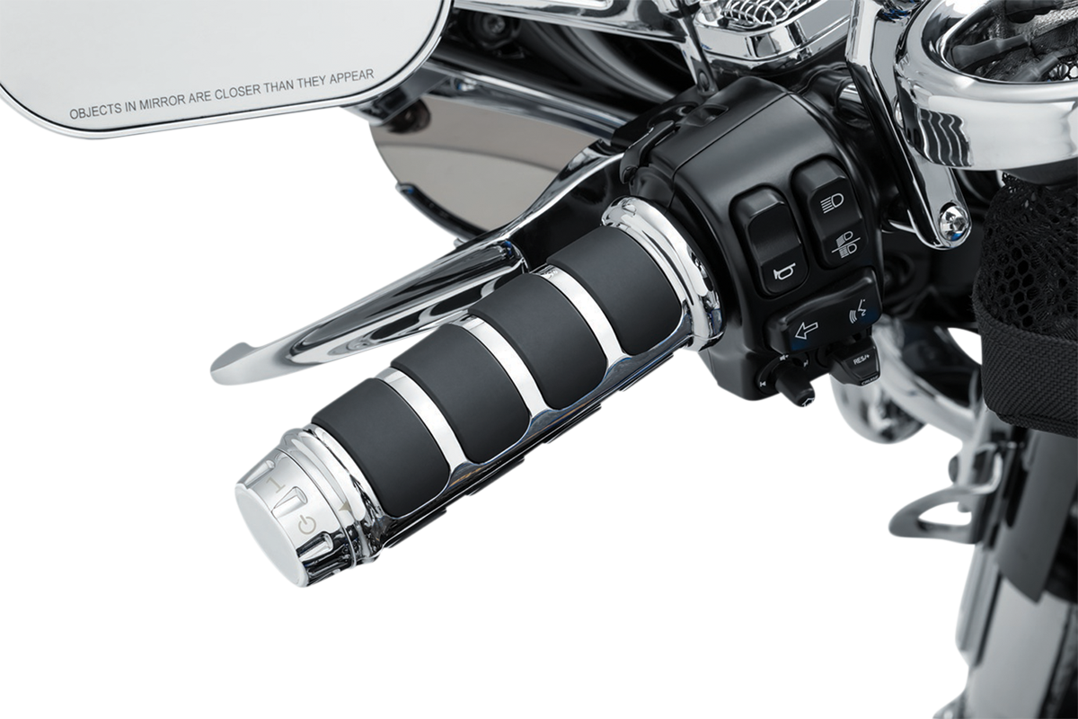 Grips - ISO® - Three-Piece - Chrome - Image 2