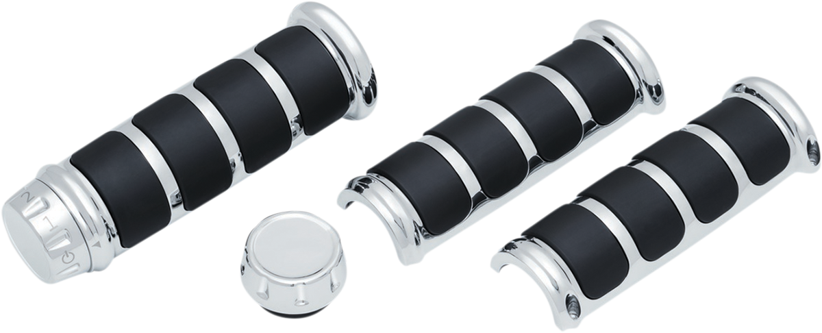 Grips - ISO® - Three-Piece - Chrome