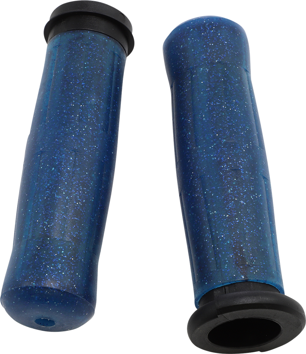 Grips - Old School - Throttle-By-Wire - Blue - Image 2
