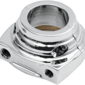 Throttle Housing - Thread-In Cable - Chrome