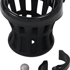 Drink Holder - 1-1/4" Handlebar Mount - Black