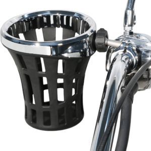 Drink Holder - 7/8" - 1" Clamp - Chrome