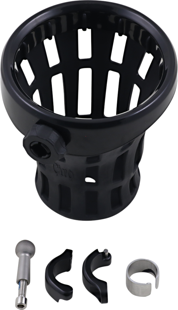 Drink Holder - 7/8" - 1" Clamp - Black