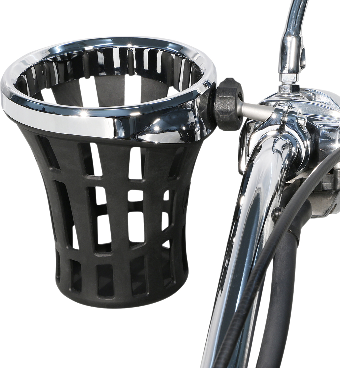 Drink Holder - 1-1/4" Clamp - Chrome - Image 2