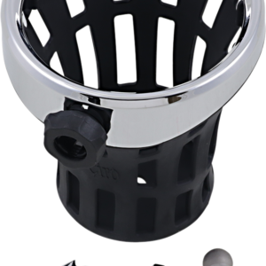 Drink Holder - 1-1/4" Clamp - Chrome