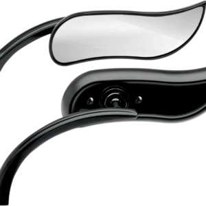 Mirror - Micro - Upswept - Side View - Cat Eye - Black - Right