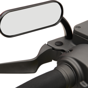Mirror - Micro - Mini - Side View - Oval - Black - Left