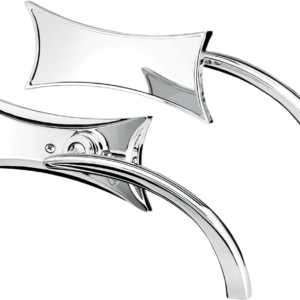 Mirror - Micro - Four-Point - Side View - Rectangle - Chrome - Left