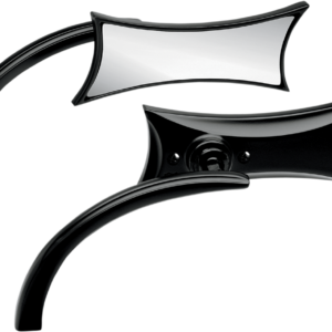Mirror - Micro - Four-Point - Side View - Rectangle - Black - Right