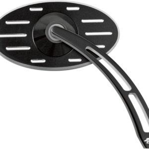 Mirror - Pro Street - Side View - Cut-Out/Ball Milled - Oval - Black - Right