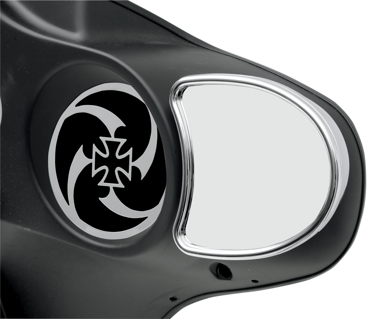 Mirror - Side View without Blind Spot - Half-Moon - Chrome