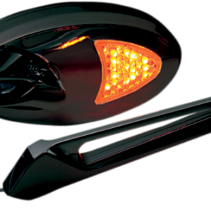 Universal LED Lighted Mirrors - Black