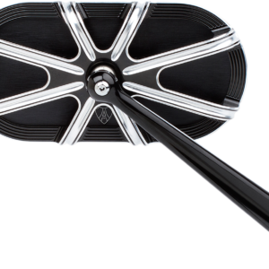 Mirror - Side View - Caged Series/10 Gauge - Black - Right