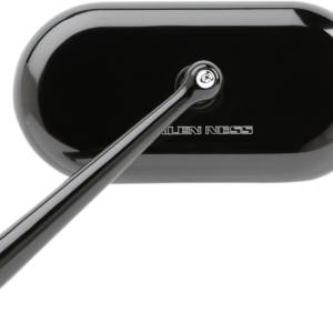 Mirror - Side View - Oval - Black - Left