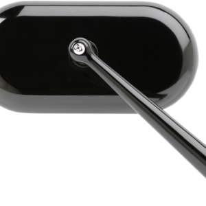 Mirror - Side View - Oval - Black - Right