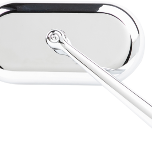 Mirror - Side View - Oval - Chrome - Right