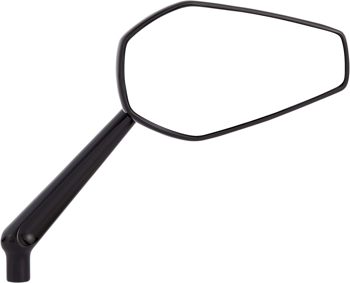 Mirror - Mini/Stocker - Side View - Hexagon - Black - Left - Image 2