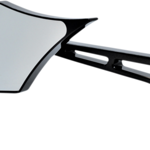 Mirror - Weekend Warrior - Side View - Cut-Out/Flame Head - Oblong - Black - Left