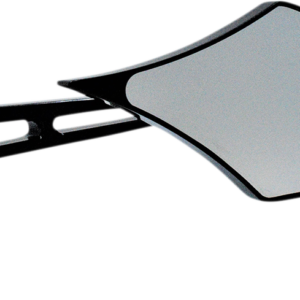 Mirror - Weekend Warrior - Side View - Cut-Out/Flame Head - Oblong - Black - Right