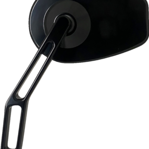 Mirror - Micro w/V2 Cut-Out Stem - Oval - Black - Left