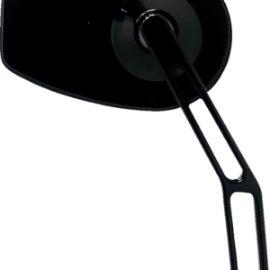 Mirror - Micro w/V2 Cut-Out Stem - Oval - Black - Right