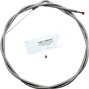 Throttle Cable - +12" - Stainless Steel
