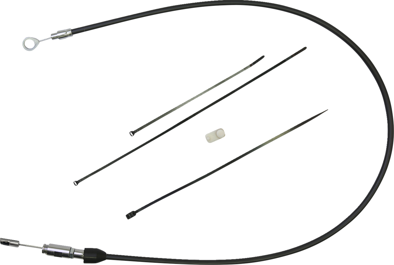 Quick Connect Clutch Cable - Upper - 54" - Black/Chrome