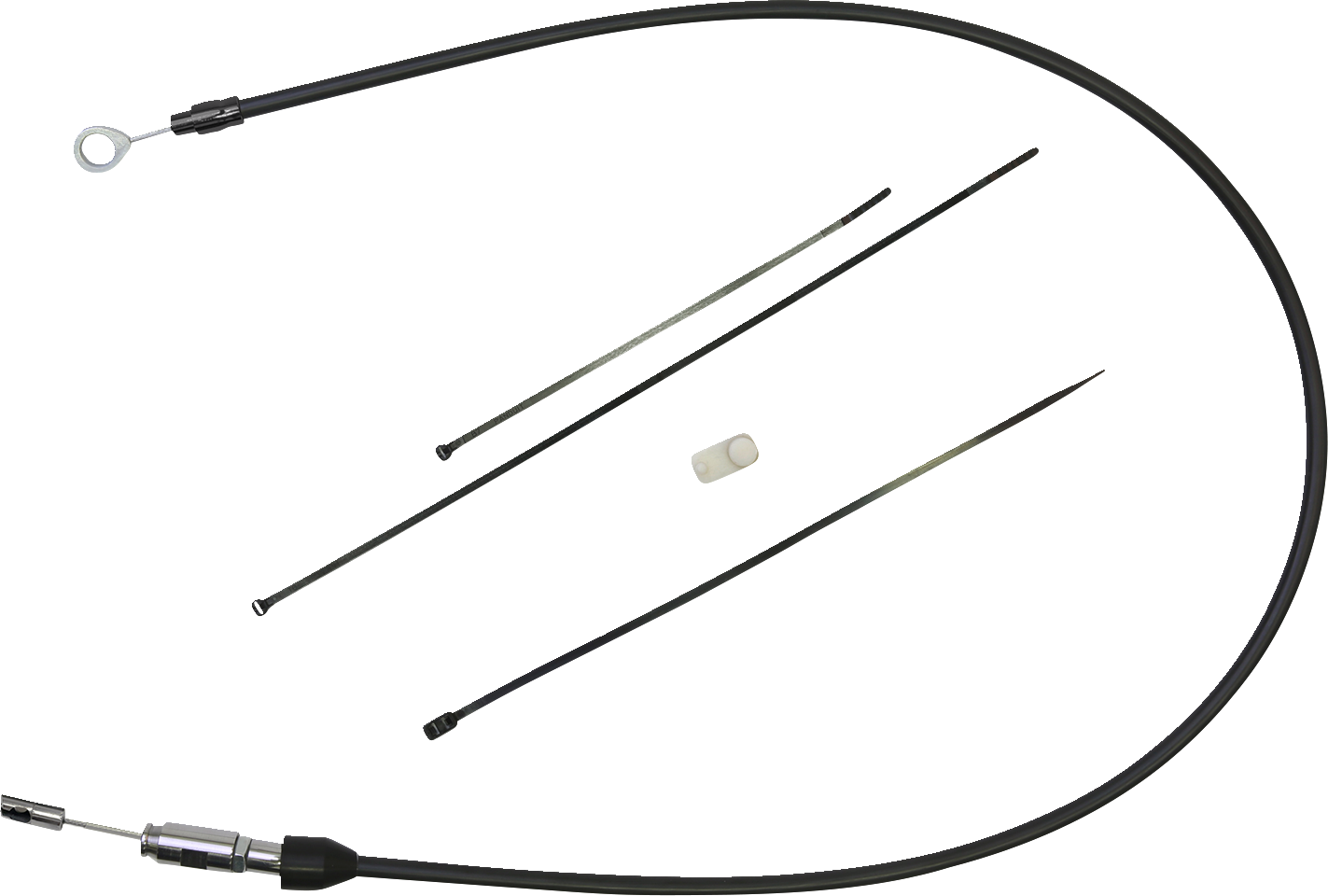Quick Connect Clutch Cable - Upper - 54" - Black/Black
