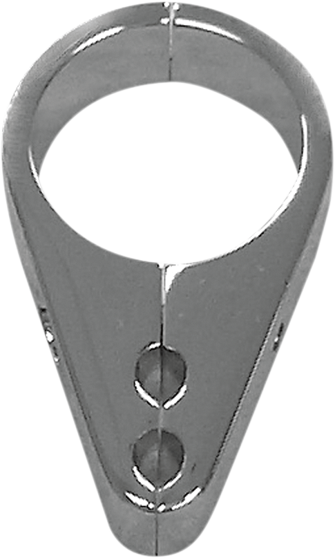 Cable Clamp - Dual Throttle/Idle - 1-1/4" - Chrome - Image 2