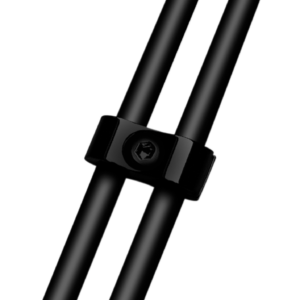 Cable Clamp - Dual - Black