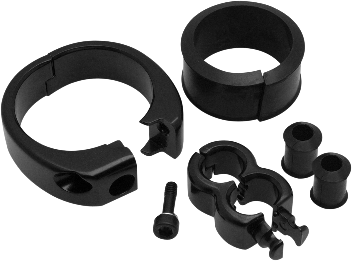 Cable Clamp - Dual - 1-1/4" - 1-1/2" Mounting Diameter - Black - Image 2