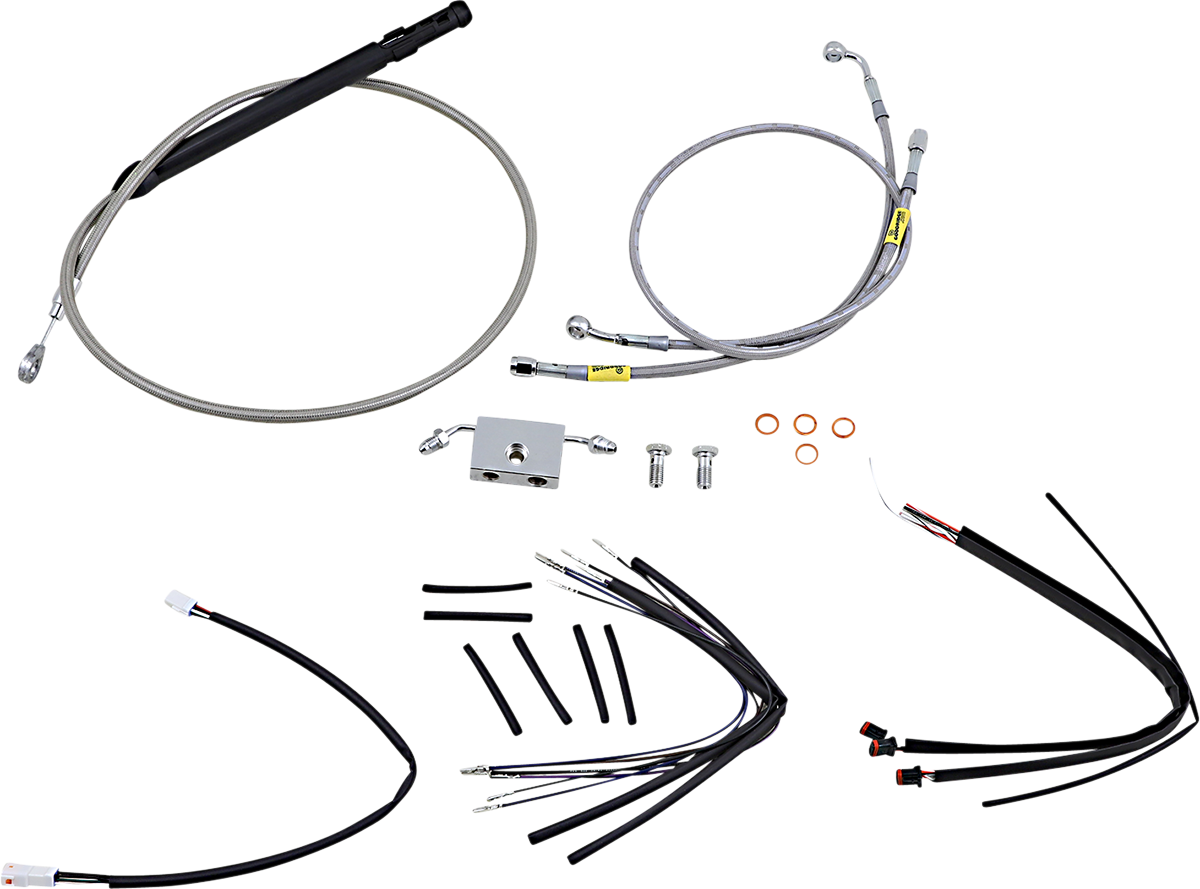 Control Kit - 16" Gorilla Handlebars - Stainless
