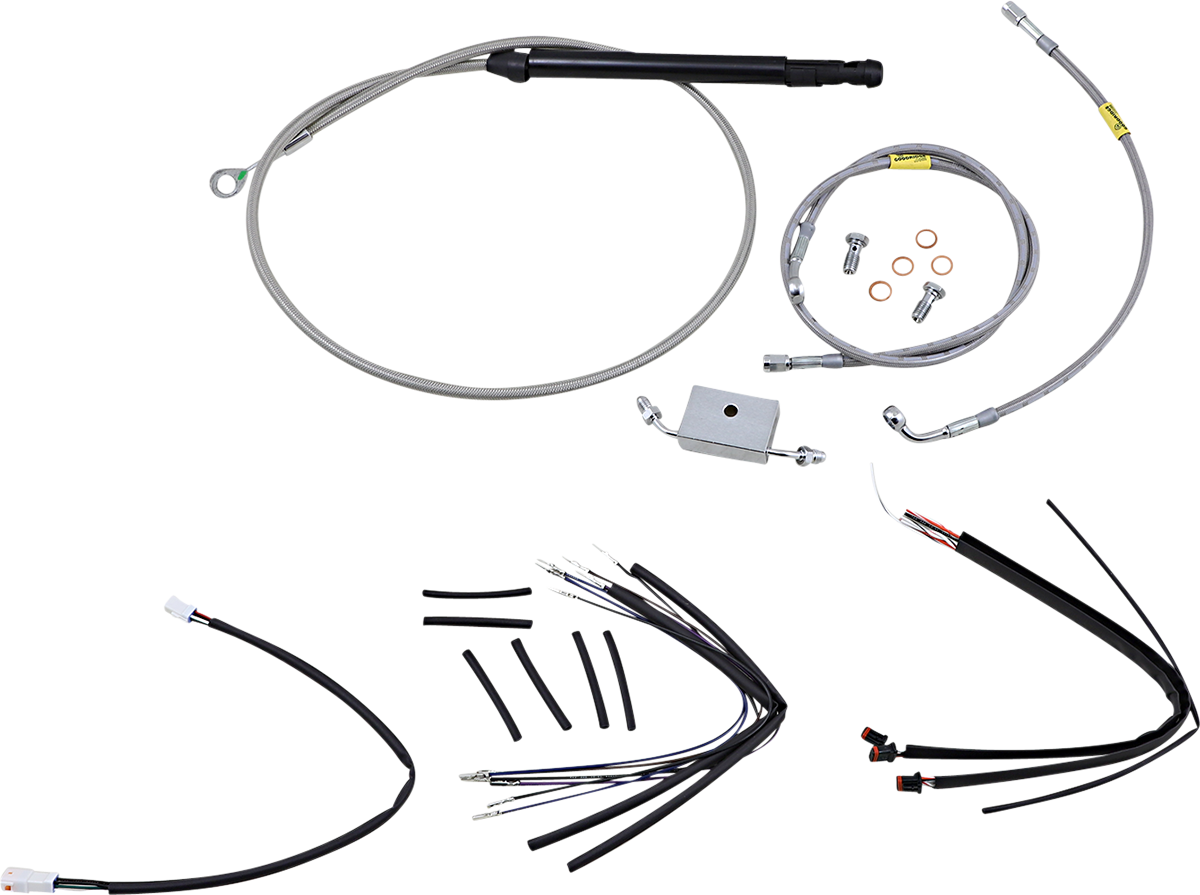 Control Kit - 18" Gorilla Handlebars - Stainless - Image 2