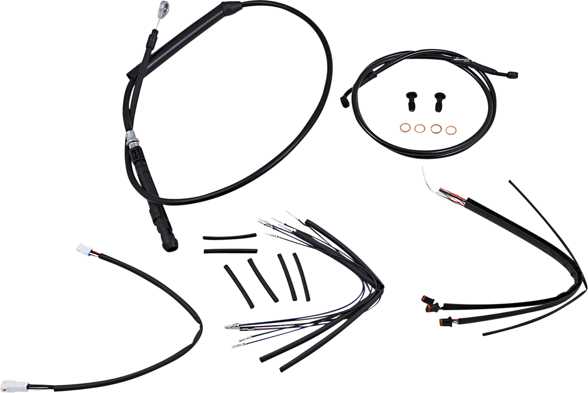 Control Kit - 16" Gorilla Handlebars - Black - Image 2