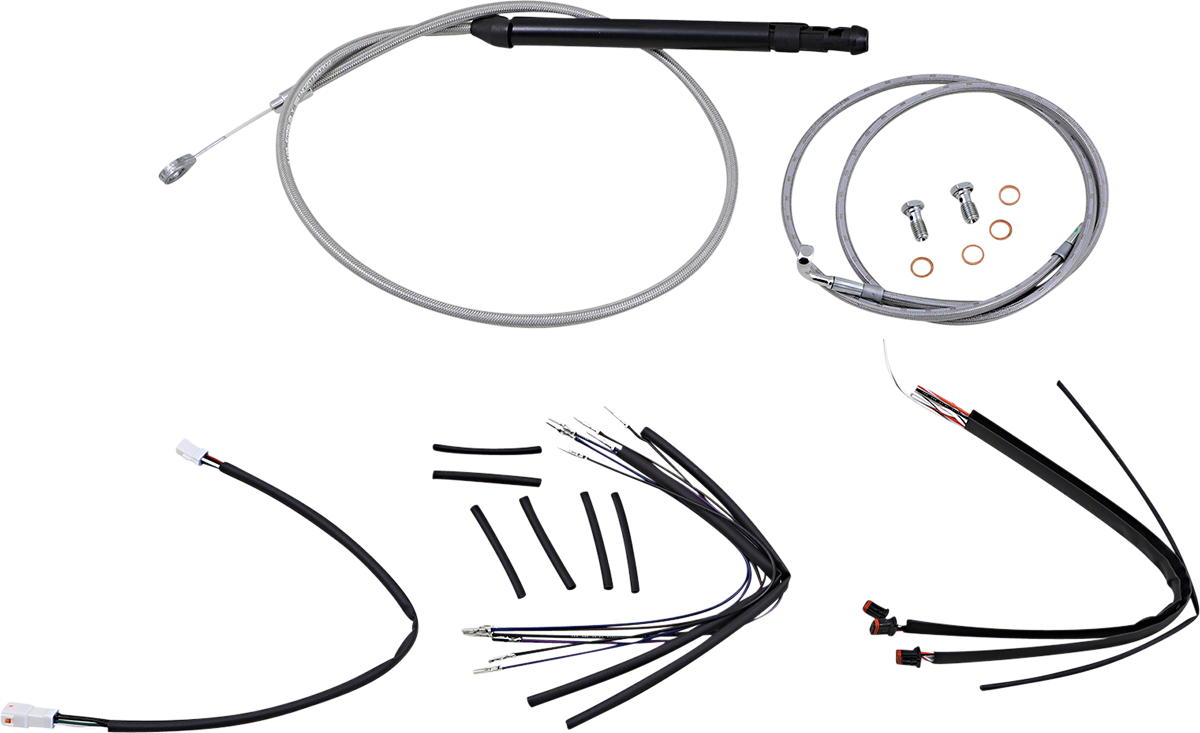 Control Kit - 14" Gorilla Handlebars - Stainless - Image 2
