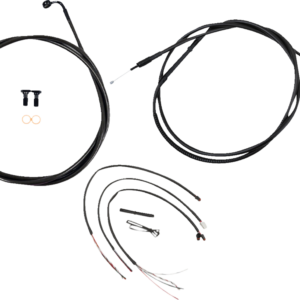 Handlebar Cable/Brake Line Kit - Quick Connect - Complete - 12" - 14" Handlebars - Midnight