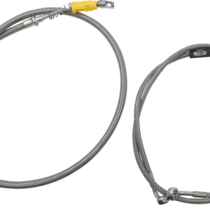 Handlebar Cable/Brake Line Kit - Quick Connect - Complete - 15" - 17" Handlebars - Stainless