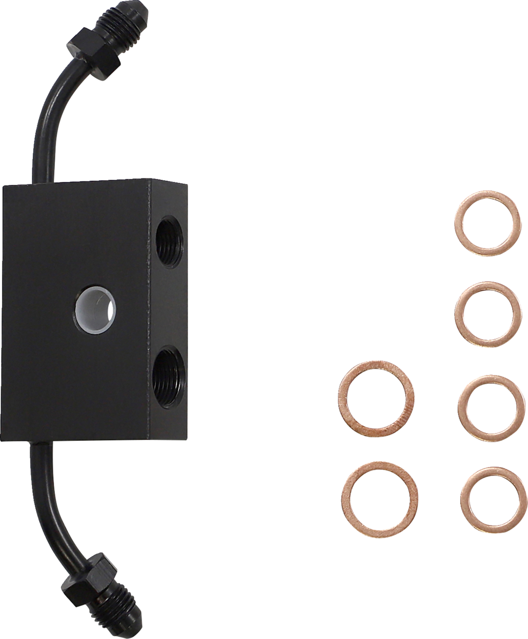 Handlebar Cable/Brake Line Kit - Quick Connect - 15" - 17" Ape Hanger Handlebars - Midnight