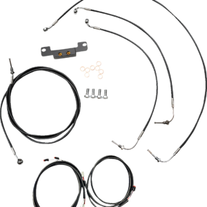 Cable Kit - Stock Handlebars - ABS - Black
