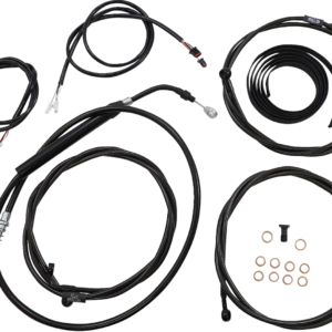 Cable Kit - 12" - 14" Handlebars - ABS - Midnight