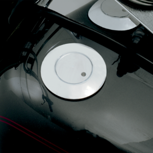 Fuel Level Gas Cap with LED Light - Chrome