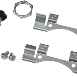 Fuel Door Latch Kit - Push-Button - Chrome