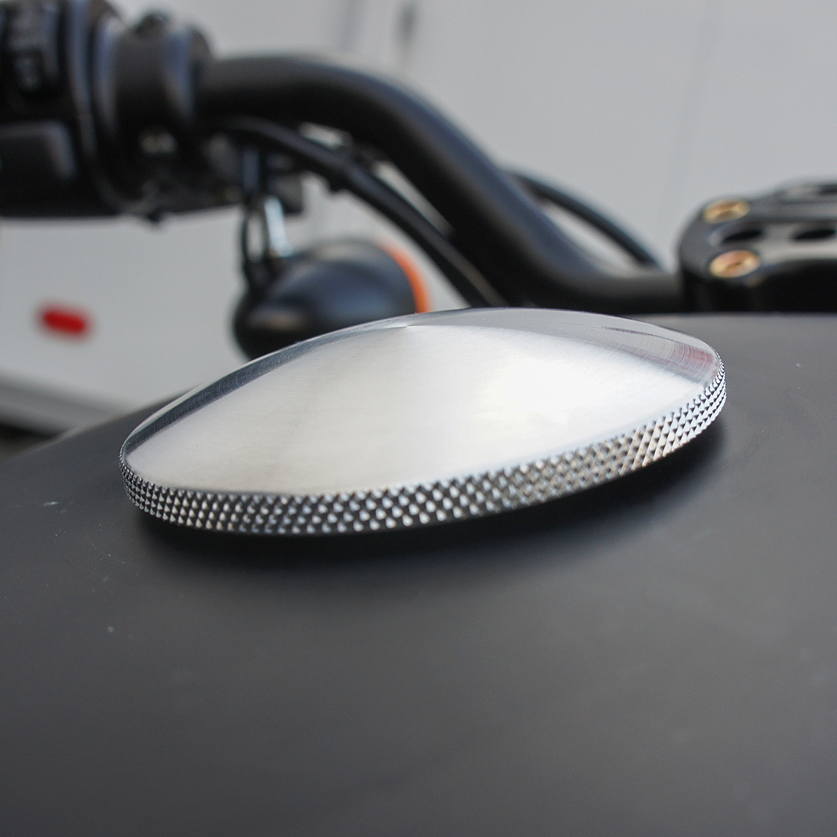 Gas Cap - Knurled - Chrome - Harley-Davidson - Image 3