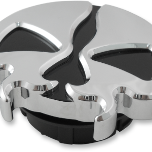 Gas Cap - Dummy - Split Skull - Chrome