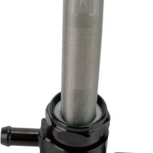 "Click-Slick" Fuel Petcock - Straight - Black - 22mm