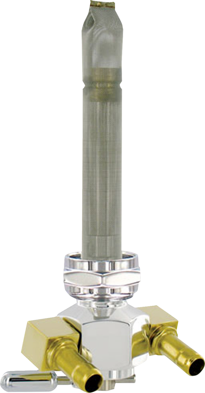 Power Flo™ Fuel Valve - 22 mm - Hex - 90° - Aluminum