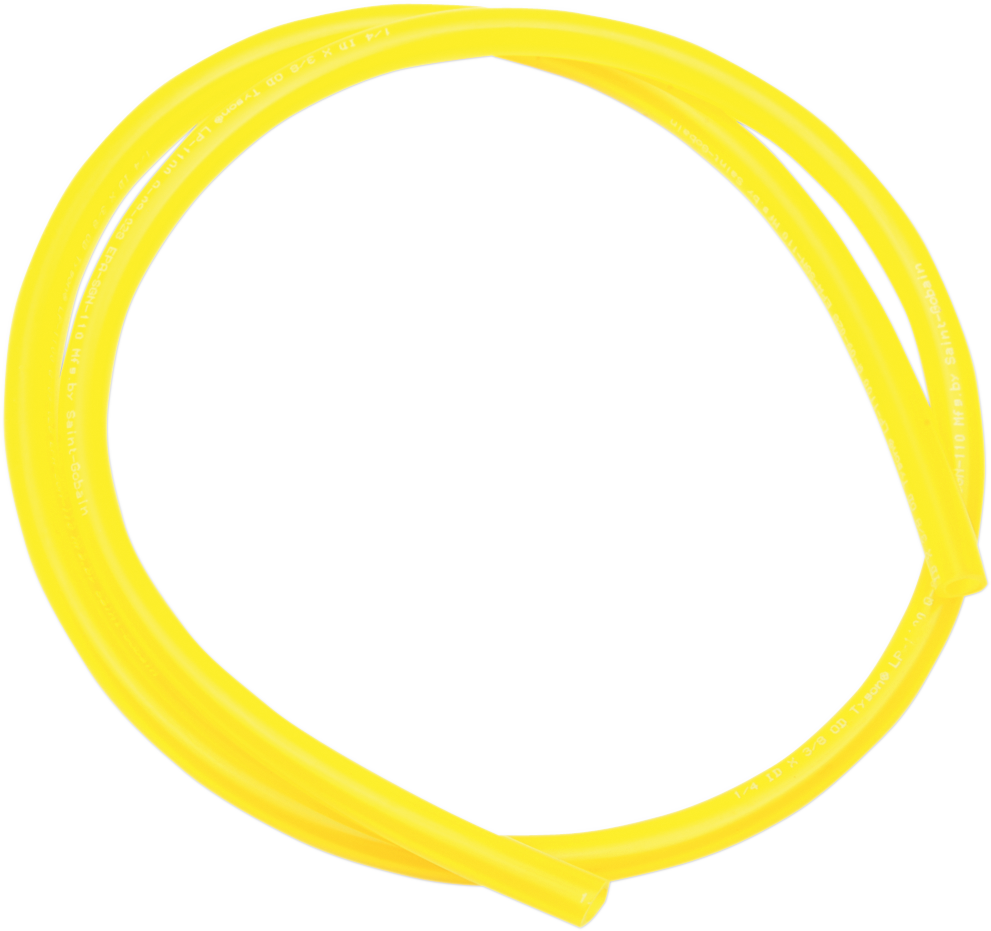 Low Permeation Fuel Line - Yellow - 1/4" - 3'