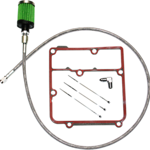 Oil Tank Breather Kit - Stainless - 99'-05' Dyna