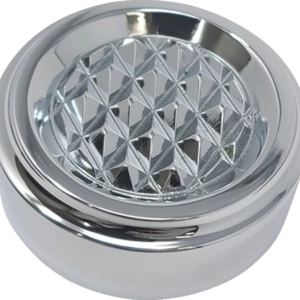 Dipstick Cover - Diamondback - Chrome - Touring/Trike